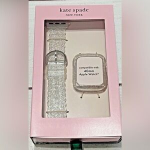 Kate Spade Silver Glitter Watch Band for Apple Watch  40mm